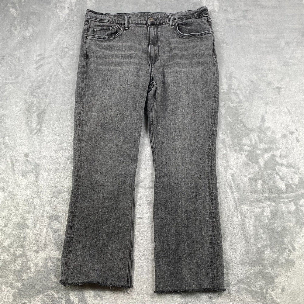 Rag & Bone Jeans Women's 33 Dark Gray Peyton Mid Rise‎ Bootcut Denim